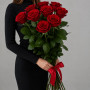 9 красных роз 120 см фото 2